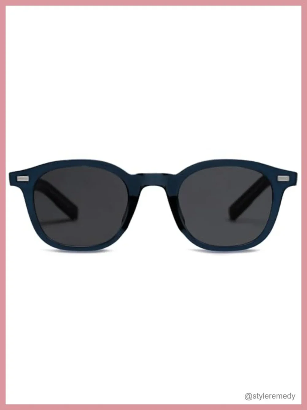 Retro Square Sunglasses UV400 Protection Propionate Frame